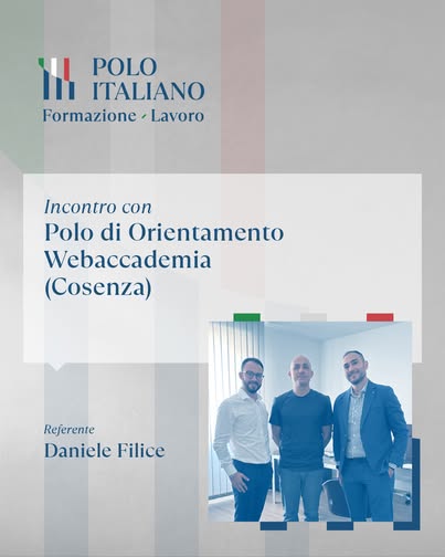 Post Facebook FAAD Group sull'incontro con il Polo di Orientamento Webaccademia a Cosenza